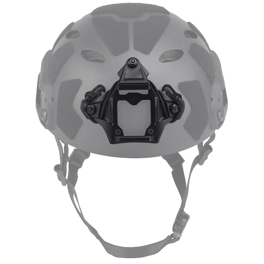 For Caschi FAST, Supporto Universale For NVG Con Corda Elastica A 3 Fori, Base In Acciaio For Supporto For Telecamera Sportiva
