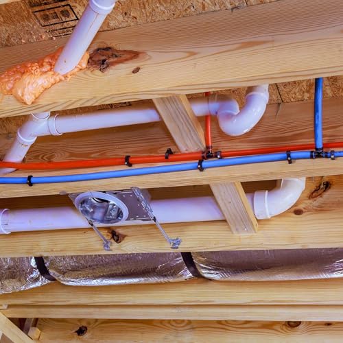 Fixation tuyau PEX au mur : fixez vos circuits de chauffage en bois