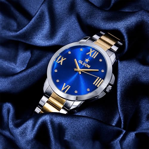 Image of GLEON Luxury Men's Numerology Watch | Water Resistant | Analog Type with Japanese Movement | Timepiece for Growth and Success with 1 Year Warranty - (Pack of 1)