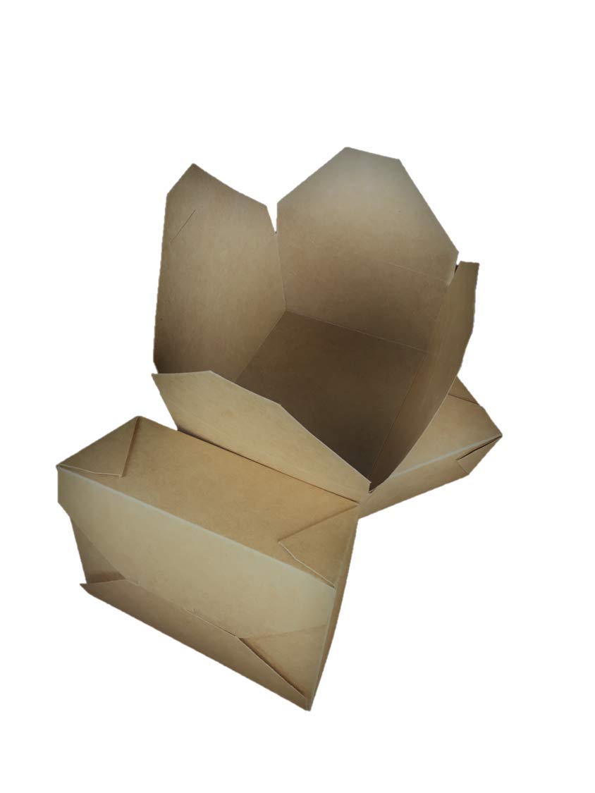 TKN Products #3 Kraft Paper Boxes 200 Count Case Pack (Brown, Natural)