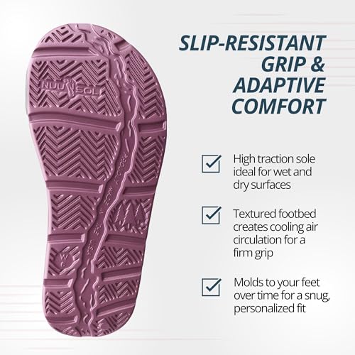 Image of NUUSOL Women Hailey Slide, Lightweight EVASOL Foam Footwear