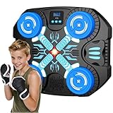 Notique Kids Music Boxing Machine, Gifts for 5 6 7 8 9-12 Year Old Boys Teens Bluetooth Punching Machine with 3 Modes & 14 Levels Boys Toys Age 5-12 Christmas Birthday Sports Wall Mounted Boxing Game