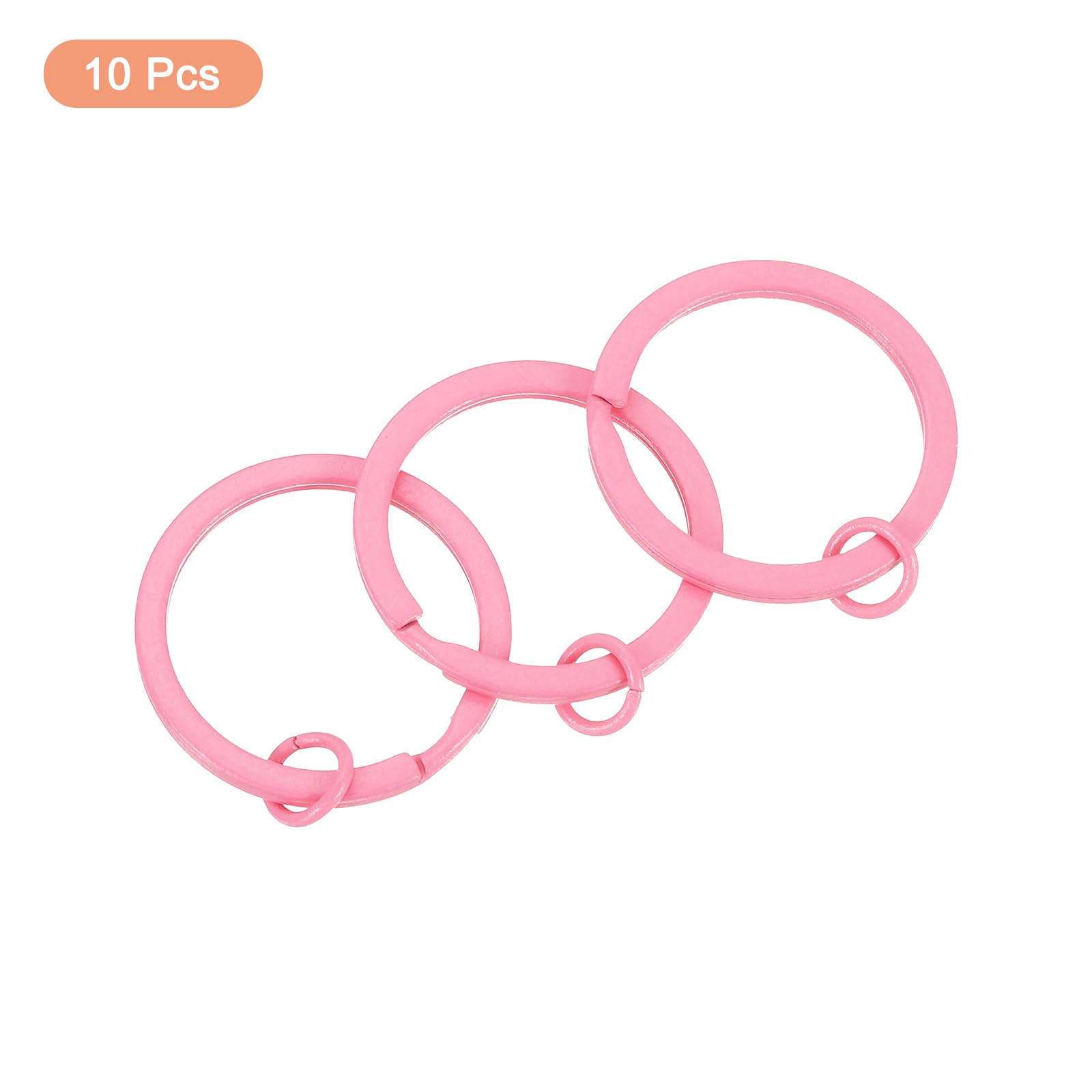 Amazon.com: uxcell 10Pcs Pink Split Keychain Rings, Modern