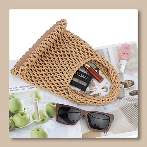 Bolso Tote Crochet Pequeño para Mujer Verano miniatura 2