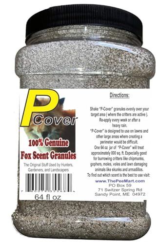 Fox P-Cover Concentrated Fox Scent Granules Big 64 fl oz Size!
