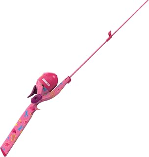 Zebco Youth Floating Spincast Reel and Fishing Rod Combo, Pre-Spooled with 6-Pound Cajun Line