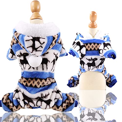 Pyjama pour chihuahua contre le froid vêtement polaire doux taille XS moins de 1,2 kg