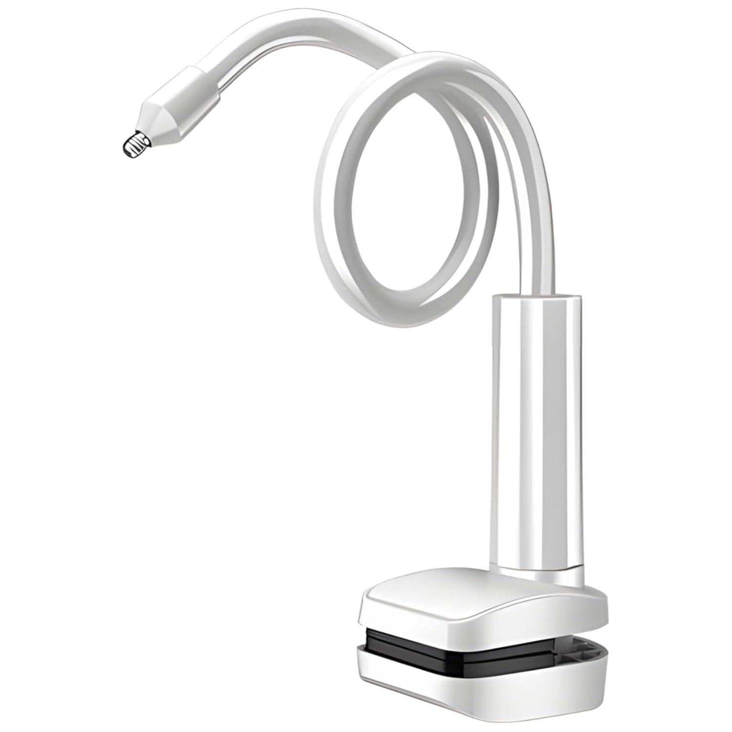 Adjustable Monitor Bracket for Phones and Tablets Bendable Arm Tube Wall-Free Installation Compatible with Devices