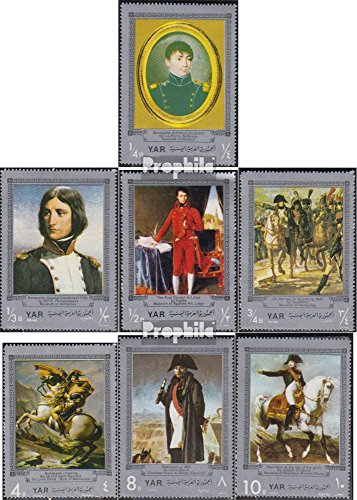 Prophila Collection Yemen del Nord (Arab Repubblica.) 961-967 (Completa Edizione) 1969 Napoleon I. Bonaparte (Francobolli per i Collezionisti) Cavalli