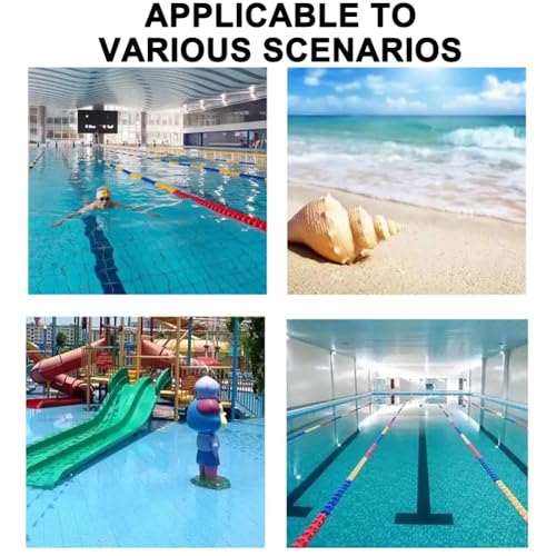 Escalera para piscina de 3 peldaños negra acero 304 miniatura 3