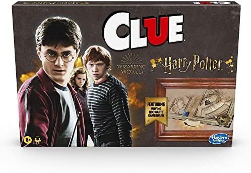Hasbro Gaming Clue: Wizarding World Harry Potter Edition Mystery Board Game for 3-5 Players, Kids Ages 8 and Up (Amazon Exclusive)