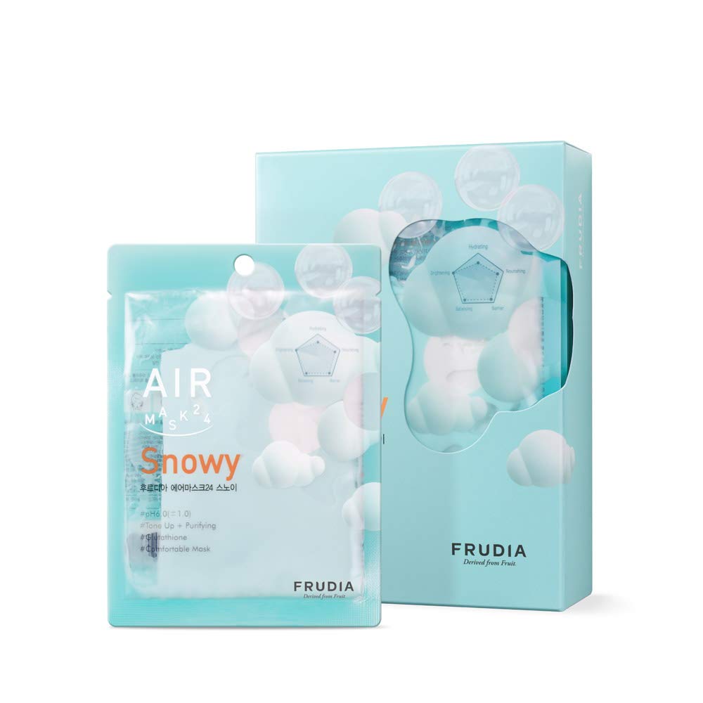 FRUDIA AIR MASK 24 SNOWY 25ml / 0.84 oz X 10pcs