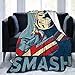 Hirola My-He-r-o Ac-ade-mia All Might Smash - Manta de aire acondicionado para todas las estaciones, sofá de peluche