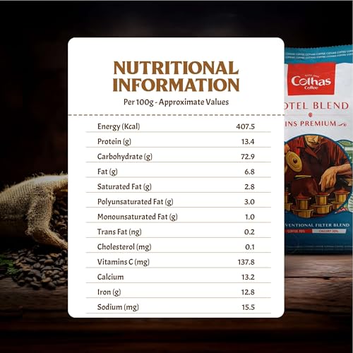 Image of Cothas Coffee - Hotel Blend INS Premium South Indian Filter Coffee Powder | Blend of 70% Coffee & 30% Chicory |Traditional Strong Coffee | Handpicked Cherries | Rich Aroma & Bold Taste | 200 g Pack