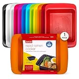 ONE TOOL TO RULE THEM ALL - You won't need stoves or boilers anymore. Our microwavable cookware is the only thing you'll need to whip up a bowl of your favorite ramen. Less stress, right? EASY PEASY COOKING - Enjoy hassle-free cooking with our microw...