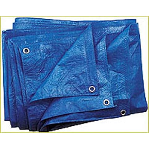 Blaue Abdeckplane 60g/m², 5x5m Gewebeplane Schutzplane Plane zum universellen Gebrauch Cover