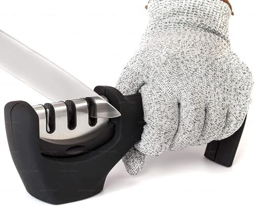 Image of KNIFEPLANET Advanced Knife Sharpener Tool for Kitchen - Sharpening Rod for Steel Knives