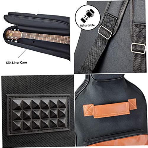 NIDONE Etui de Guitare 41 Pouces 10mm de Rembourrage épais en éponge Sac à Dos pour Guitare Acoustique avec 4 Poches… - Les Beatles, Paul McCartney, John Lennon, RIngo Starr, George Harrison NIDONE Etui de Guitare 41 Pouces 10mm de Rembourrage épais en éponge Sac à Dos pour Guitare Acoustique avec 4 Poches… – Image 4
