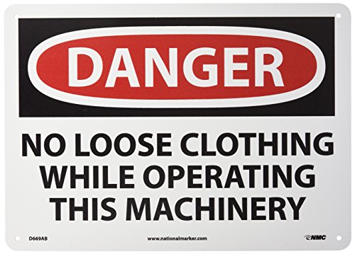 Panneau OSHA Danger sécurité machine outil plaque aluminium pour espace de commande