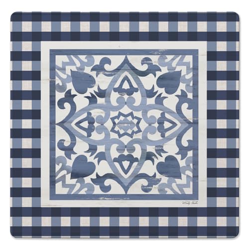 Thirstystone Blue Ivy Decorative Heat Tolerant Stone Trivet