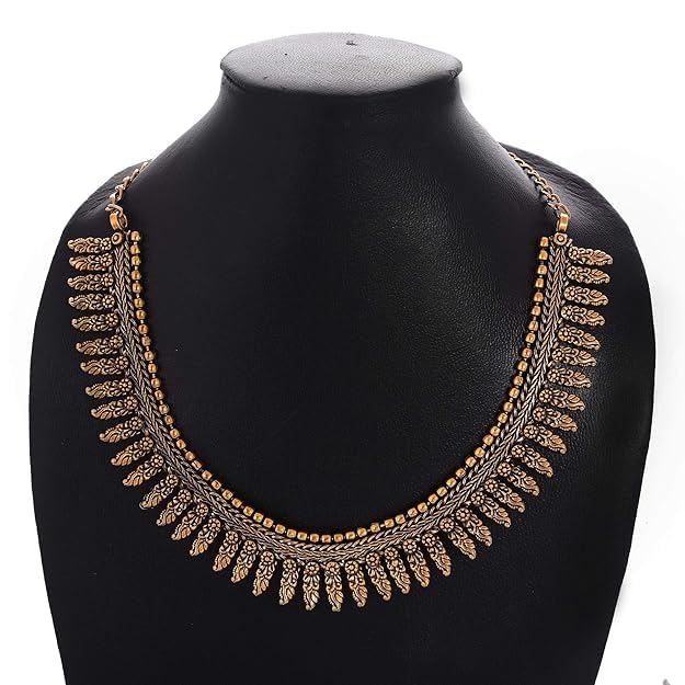 Image of Handicraft Kottage 1gm 22Ct Gold Plated chain with Pandent |latest & Stylish High Gold Plated Celebrity Inspired Gold Chain /Necklace /Jewellery Set /Fashion jewellery for Mens,Womens Girls