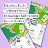 Little Spoon Kale Apple Meltable Baby Puffs, Organic Corn Quinoa Sorghum, No Rice, No Added Sugar Snacks, Encourages Self-Feeding, 1 Oz Bag, 4 Pack
