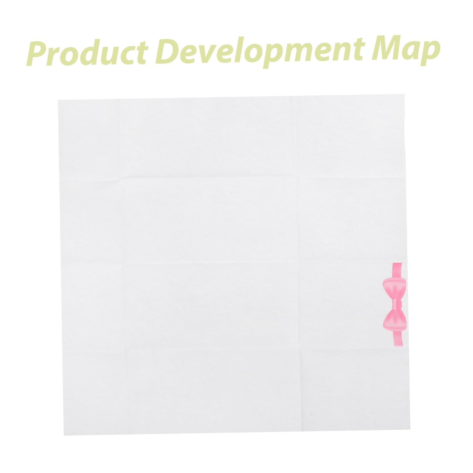 PLAFOPE Servilletas de Papel para Cubiertos, 50 Piezas, Plegadas y Fáciles de Guardar, Estampado de Lazo Rosa, para Restaurante y Cocina