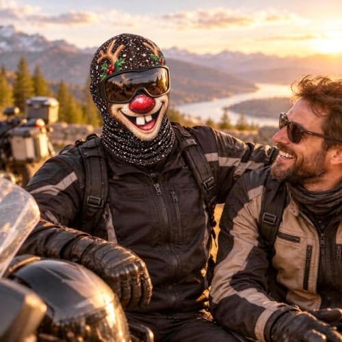 Christmas Masks for Adults 3D Funny Realistic Balaclava Fall Winter Mask - image 5