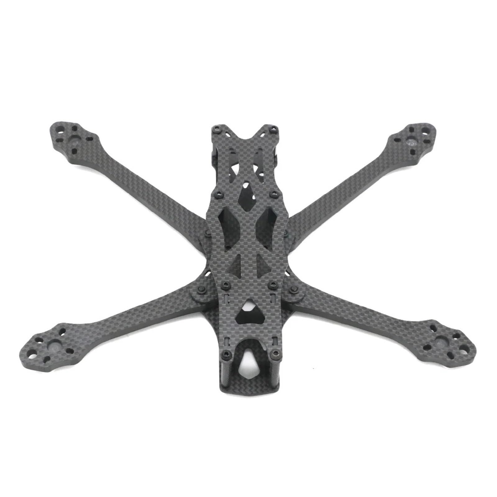 Kit telaio drone, braccio 5.5mm, passo 240mm | Kit telaio drone racing, fibra di carbonio, piastra sup. 2.0mm, inf. 2.5mm(With Print)