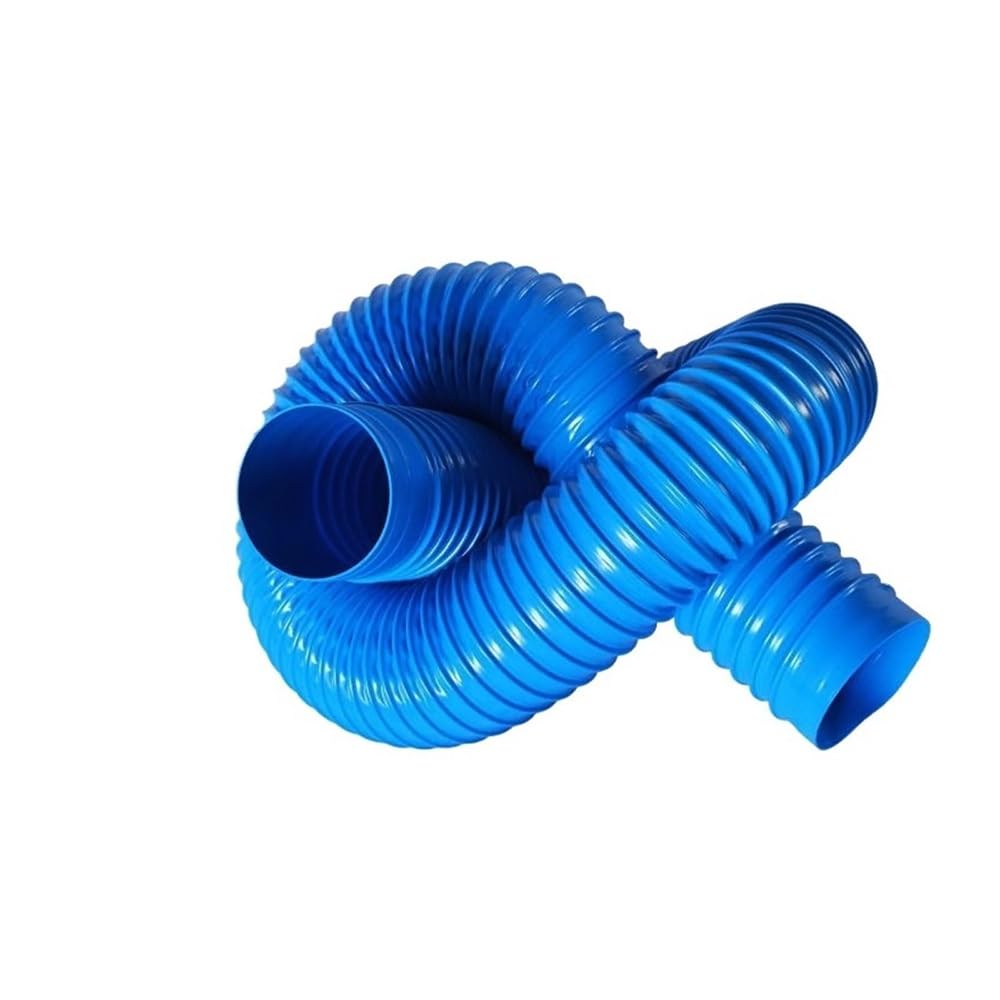 Tuyau D'aspiration De Fumée En PVC Bleu, 1m, Tuyau D'échappement D'air, Diamètre Intérieur 30/40/60/70/80/100mm(Inner Diameter 100mm)