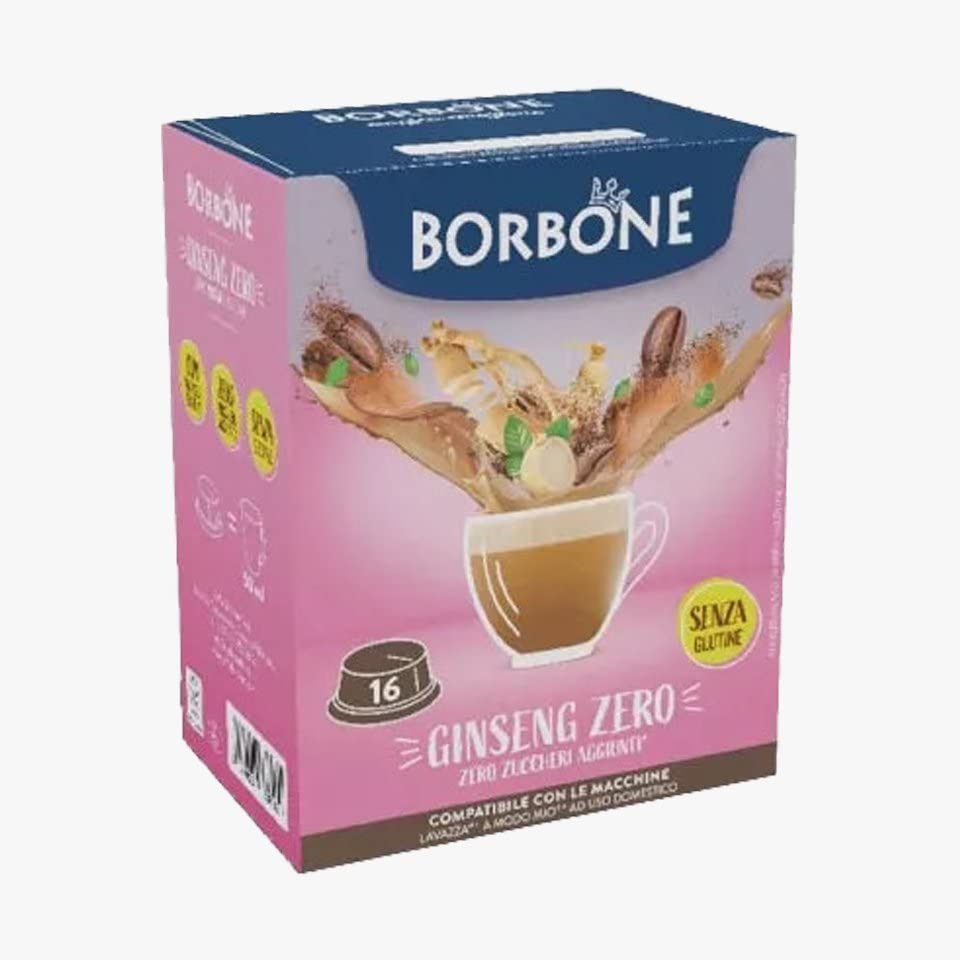 96 Cápsulas Café Borbone compatibles con Lavazza a Modo Mio Ginseng Zero - El Emporio del Café