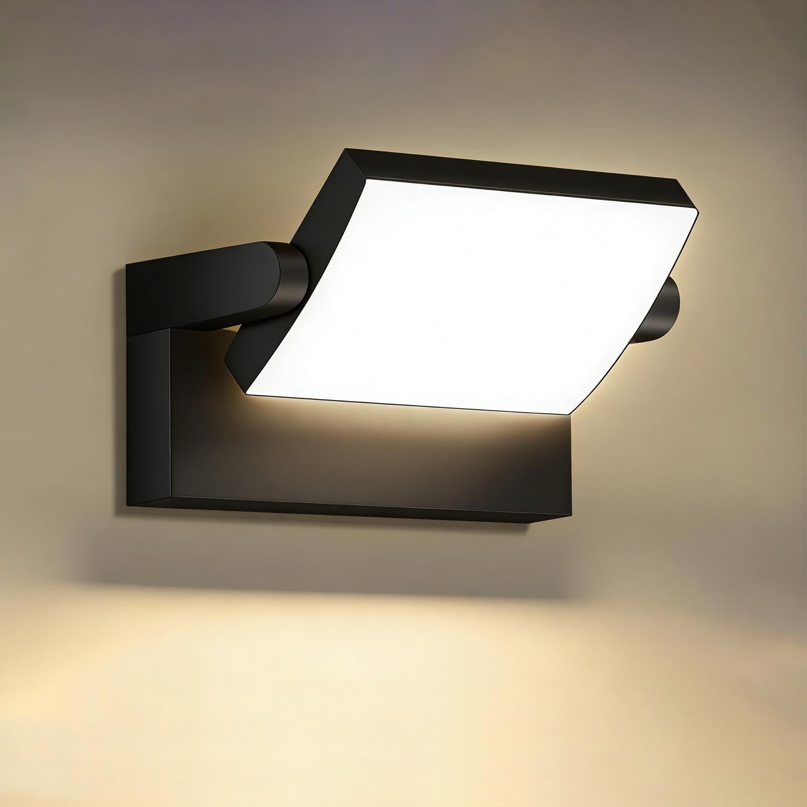 Dandray LED Wall Light, LED 27W,Adjustable Head,Warm White,3000K,Dark Grey Exterior Lighting for Garden, Porch, Corridor, Balcony,Garage,Anthracite — image 1