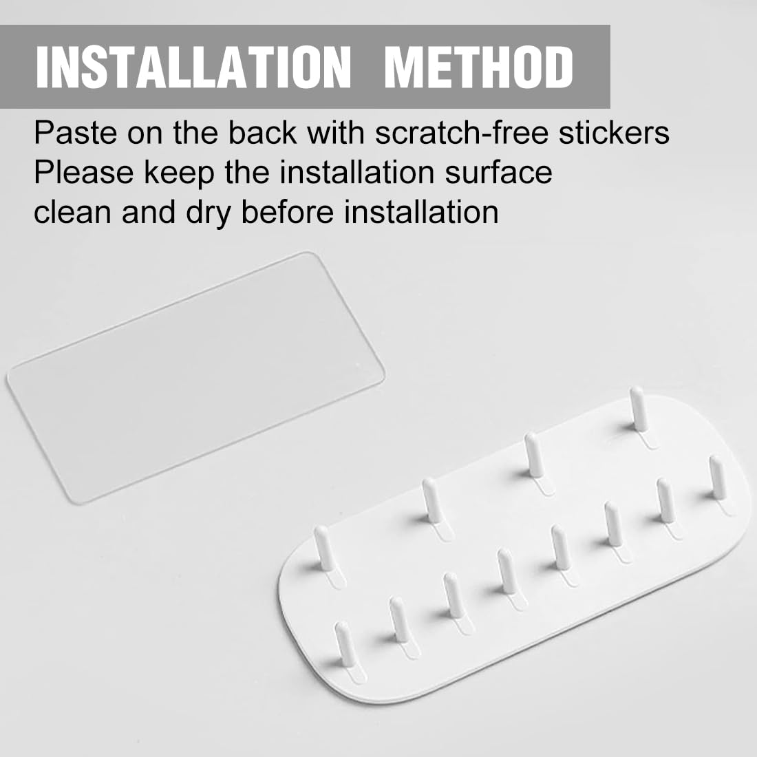 2 Ganci Autoadesivi Per Gioielli - 12 Ganci Ciascuno, Bianco, Per Collane, Orecchini, Bracciali - Foto 7