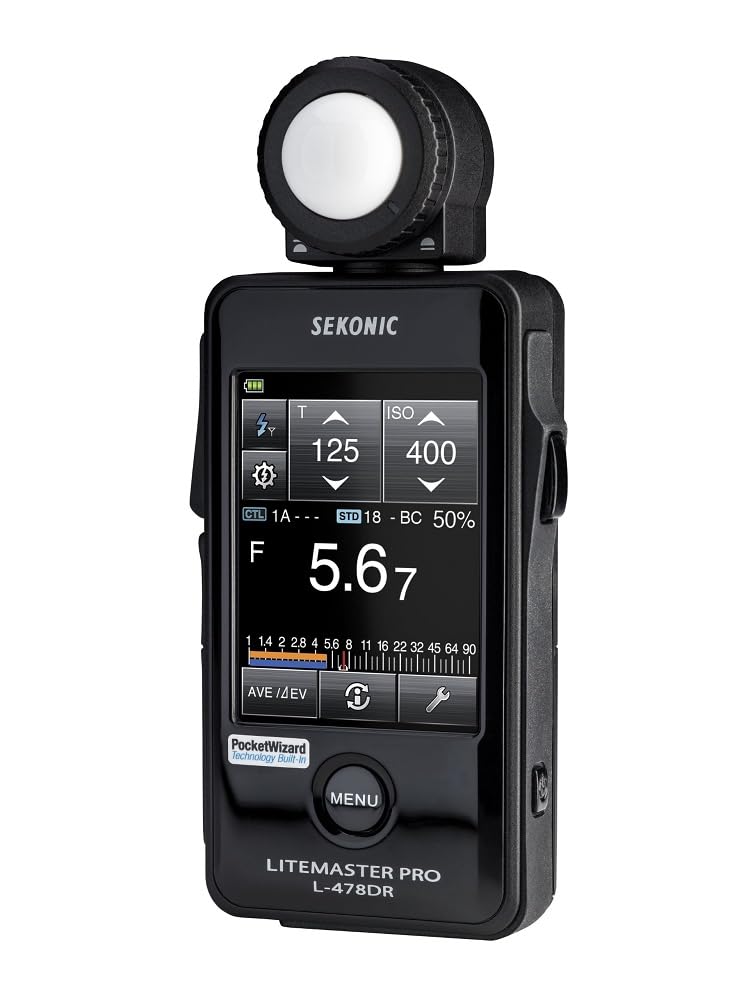 Sekonic LiteMaster Pro Posemètre à écran tactile avec émetteur Radio