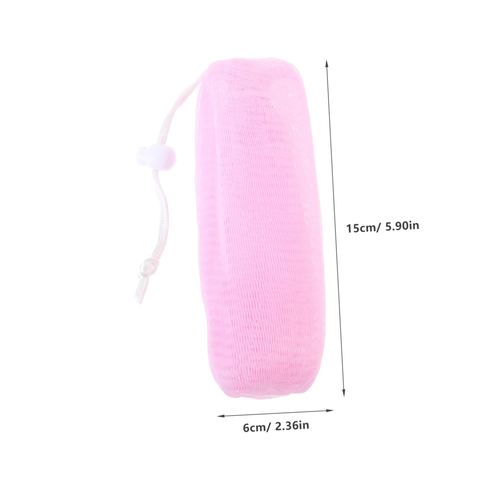 Ipetboom 5Pcs Soap Pouch Net Multi Color Handmade Soap Storage for Exfoliating and Quick Drying for Bath and Shower Red Yellow Green Blue