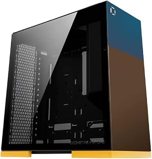 Geometric Future M8 Celluloid Mid Tower E-ATX/ATX-PC-Gehäuse, vertikales Lufttunneldesign, 420/360 Radiator, vertikale GPU-Halterung, GEO-M8-CEL