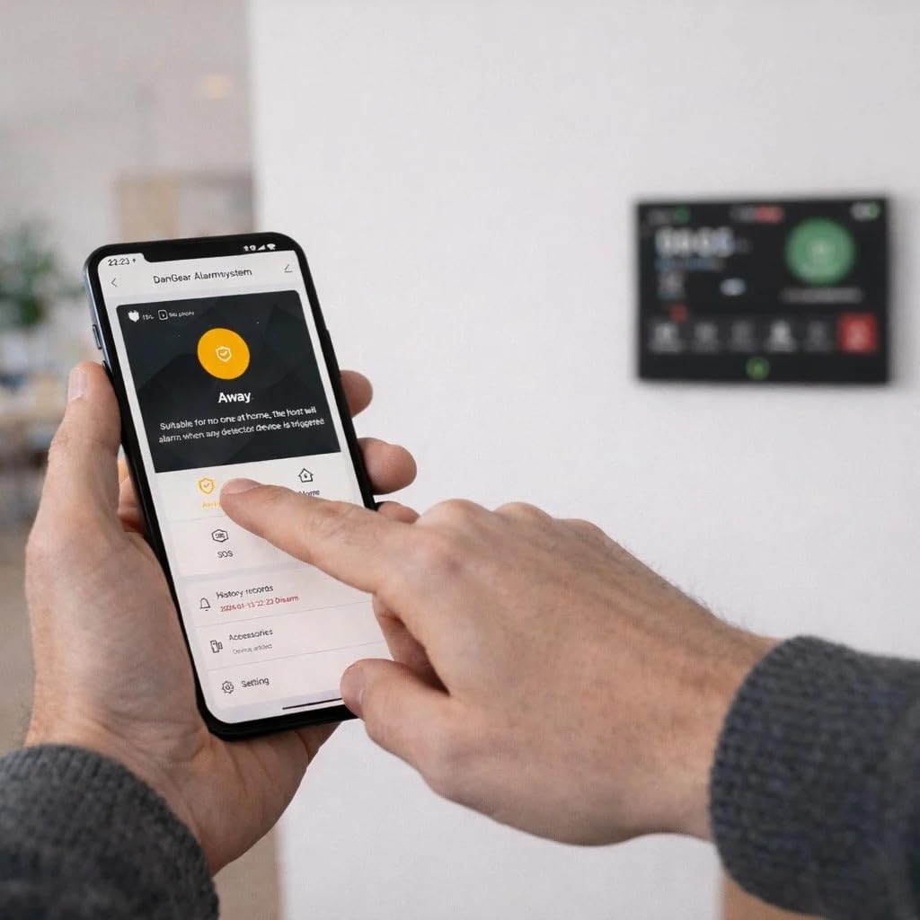 HEIMDALL PRO Smart Home Alarmanlage Set – WLAN/4G – App ohne ABO – Funk Alarmsystem – Alexa & Google Home – Dänisches Design (Starter Set (5 Sensoren))