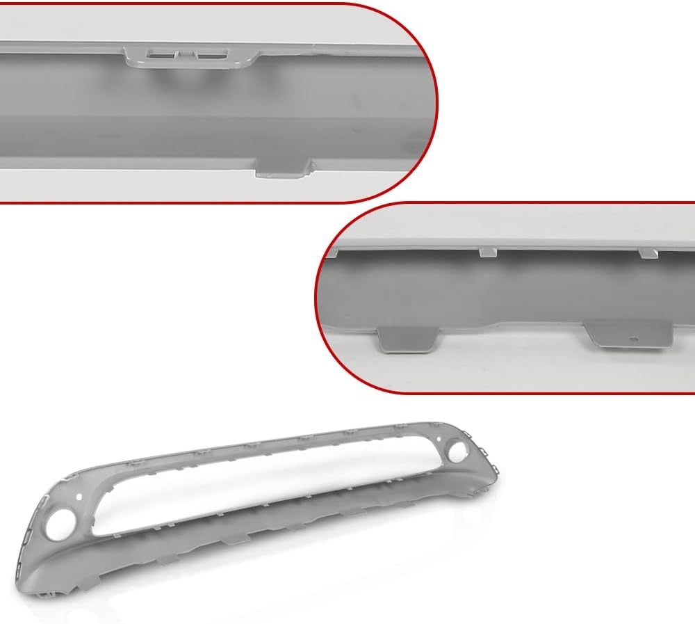 CROSSDESIGN Front Bumper Cover Lower Valance Skid Plate Compatible with Benz GLA250 GLA200 Base Trim Model 2014-2017 156-885-36-22, 1568853622, 156 885 36 22, 156-885-40-22, 1568854022, 156 885 40 22