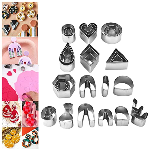 YIJU es polímero de 33 peças, pacote artesanal diy corte mini formas para biscoitos biscoito