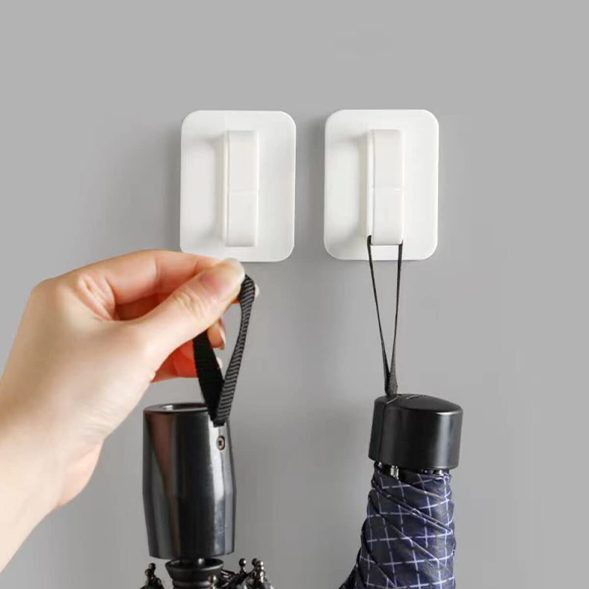 VASDEV 24 Piezas Gancho de Apertura de Anillo Colgador de Pared Decorativo Soporte de Enchufe Gancho de Cocina Gancho de Pared Resistente Perchas de Almacenamiento Ganchos para Perchero G