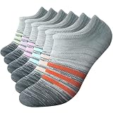 Amazon Brand – HIKARO Damen Kurzsocken 6 Paar, Nichtrutschend Atmungsaktiv Frauen Freizeit Sport Socken für Turnschuhe
