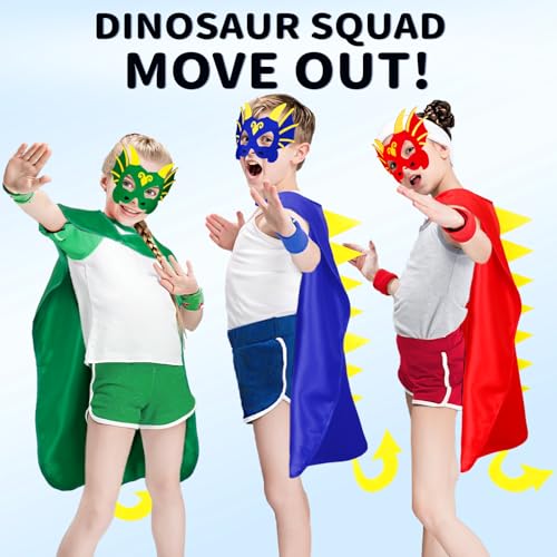 Disfraz completo de dinosaurio para niños, 6 piezas miniatura 5