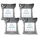 Brilliant Evolution Bamboo Charcoal Air Purifying Bag 220g 4 Pack | Car Air Freshener | Closet Deodorizer | Natural Air Purifier | Activated Charcoal Odor Absorber | Odor Eliminator | Room Deodorizer