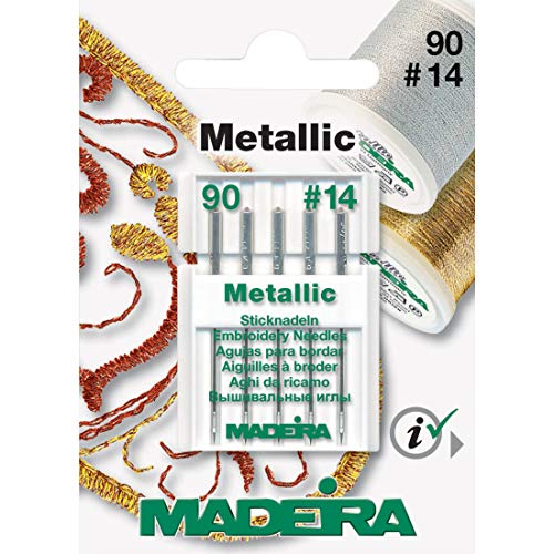 Madeira Metallic Sticknadeln 90/14, 5 St.