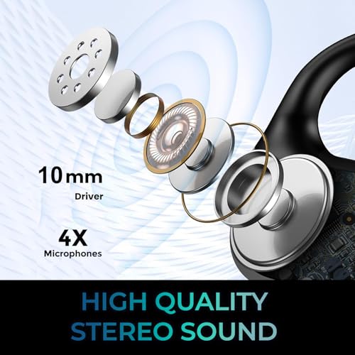 Écouteurs Bluetooth à oreilles ouvertes Adesso Xtream T4 avec étui