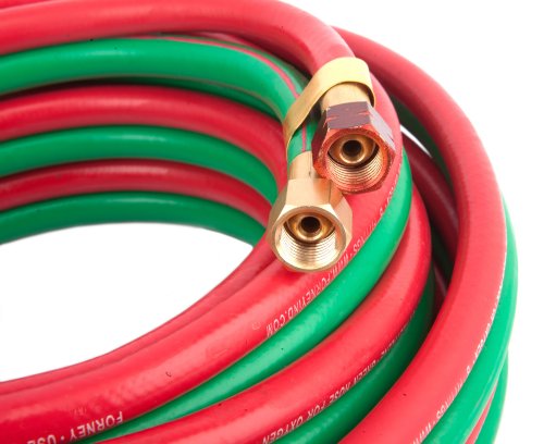 Weldcote 38TX25 Twin Hose Grade T 3/8 X 25' BB Fittings