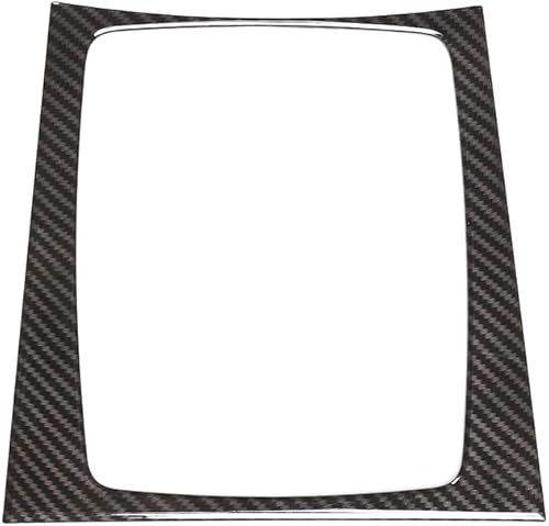 Miniatura 4 de YIWANG Adhesivo decorativo de marco de palanca de cambios de consola central ABS estilo fibra de carbono para Mercedes Benz Clase C W204 C180 C200