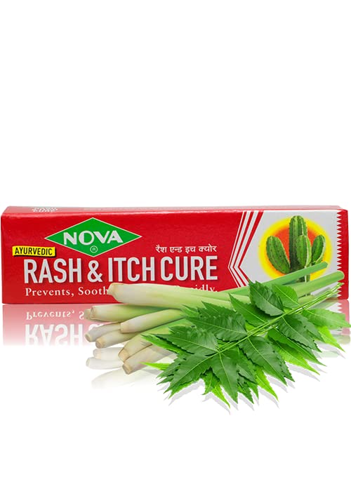 Nova Ayurvedic Rash & Itch Cure | Relieves Rash and Itchy Condition | 12 gm Each | Pack of 2 (B0B6PTNM49) Amazon Price History, Amazon Price Tracker
