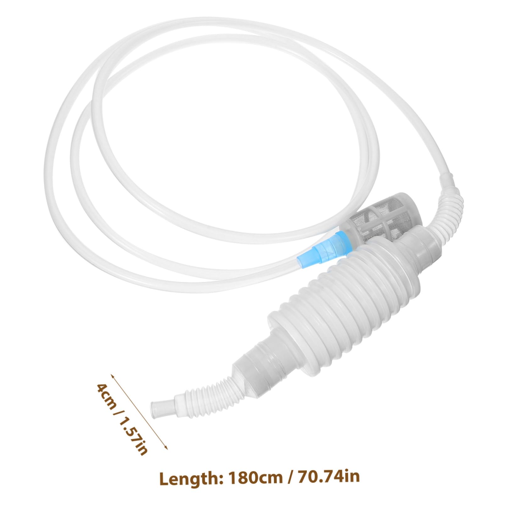 DECHOUS Reusable Wine Tube Food Grade Transfer Hose with Filter for Home Brewing Easy to Use Siphoning Tool for Bottling Wine and Beer and Convenient Wine Making