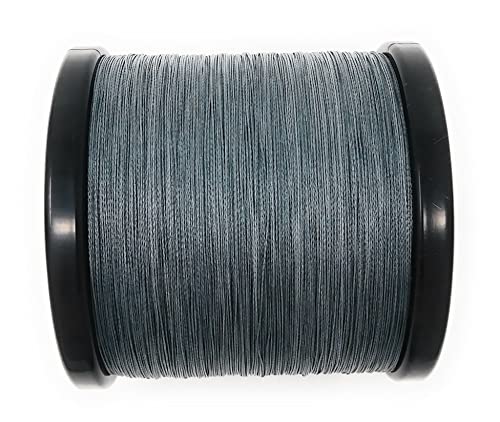 Reaction Tackle Braided Fishing Line Gray 30Lb 150Yd #TOP2